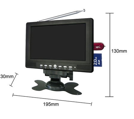 Câmera alternativa sem fio monitor IP67 1024x768 de TFT LCD do monitor do carro do LCD de 7 polegadas