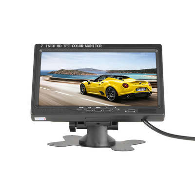 12-24V 800x480 monitor do carro do LCD de 7 polegadas com a viseira de Sun dos vídeos 2AV