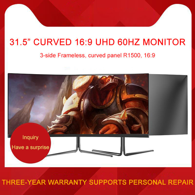 30 monitor curvado polegada do jogo do tela panorâmico do monitor R1800 WFHD 200hz do jogo do PC