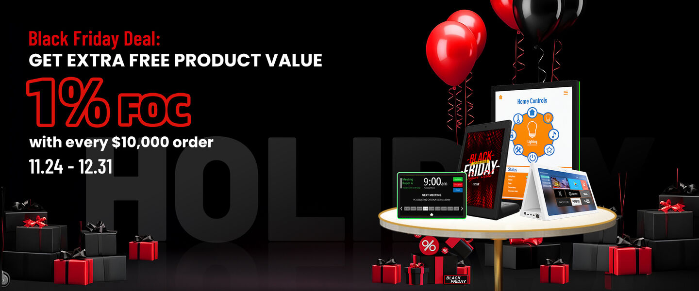 Tablet de reserva de sala de conferências