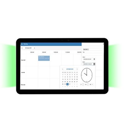 15.6 polegadas RK3566 Reserva de sala de conferências Tablet iluminado de dois lados