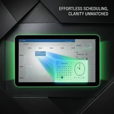 Tablet para Sala de Conferências de 15,6 polegadas com RK3566, Alimentação POE e Iluminação Dupla Face