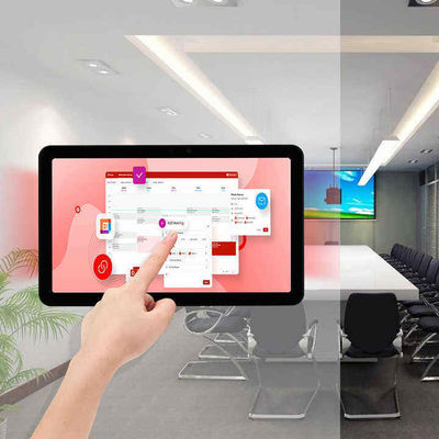 15.6 polegadas RK3566 Reserva de sala de conferências Tablet iluminado de dois lados