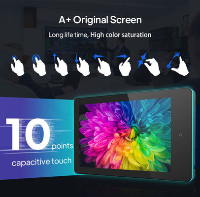 Tablet Android de 14 polegadas com sistema de reserva de salas de reunião RK3568 e luz LED circundante para salas de conferência