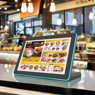 Processador RK3399 Tablet de restaurante de 10,1 polegadas com POE NFC 5MP Câmera Sistema Android