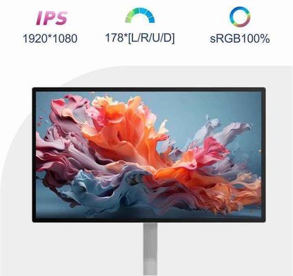 Televisão móvel vertical de 27" ajustável para baixo Smart Stand By Me TV