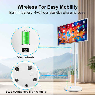 21.5 Inch RK3588 Stand By Me Movable Touch Screen Monitor Piso Standing Android Wireless Portable Smart TV Para Casa