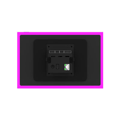 10Tablet Smart Home de 0,1 polegadas com CPU RK3566 e barra de luz LED de quatro lados - tela de controle Android montada na parede