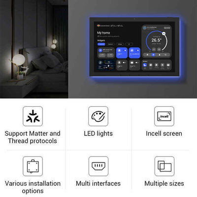 Tablet Inteligente para Casa Montado na Parede de 10.1 Polegadas com POE e NFC para Controle Android