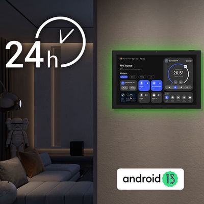 Tablet de 15,6 polegadas RK3588 compatível com PoE montada na parede para automação residencial inteligente com Android 13
