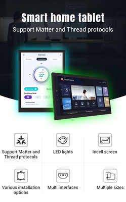 9.7 Polegadas RK3399 PoE Power Smart Tablet com Tela IPS para Controle de Casa Inteligente