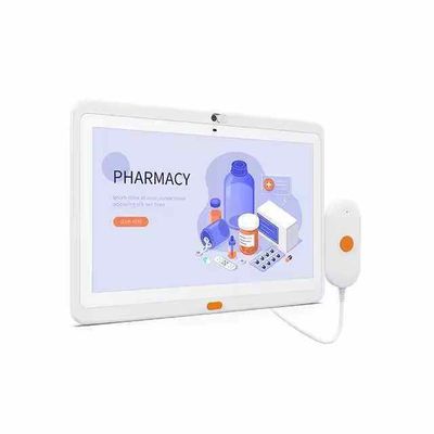 Tabela de hospital de grau médico personalizável de 13,3 polegadas RK3399 CPU montada na parede com câmera de 5,0M / P