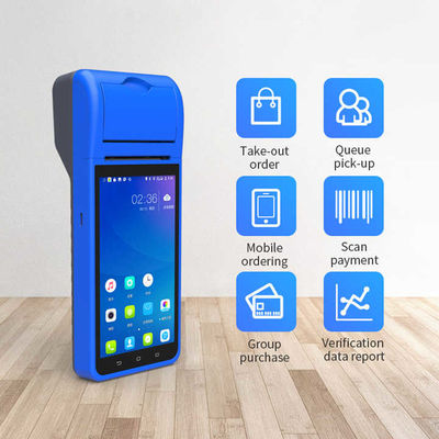 Terminal de Pagamento Móvel NFC inteligente Máquina Pos portátil de 5,5 polegadas Terminal inteligente portátil inteligente com impressora de câmera