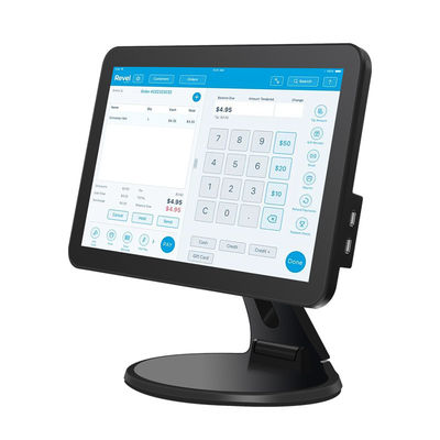 Terminal POS de Mesa com Tela Touch de 15,6 polegadas N2840 2+32GB para Varejo com Gaveta de Dinheiro e Scanner