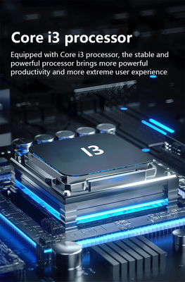 14 polegadas tela de toque dupla Windows7 POS caixa registrador i3 Cpu 4 + 64GB Desktop POS Terminal com impressora, teclado, scanner