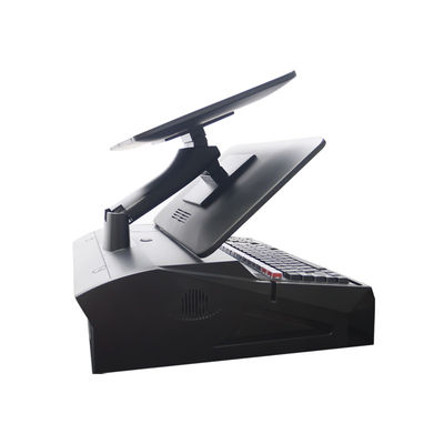 13.3/15.6 Inch Dual Touch Screen POS System I3 Windows System Terminal POS de loja de varejo com base dobrável