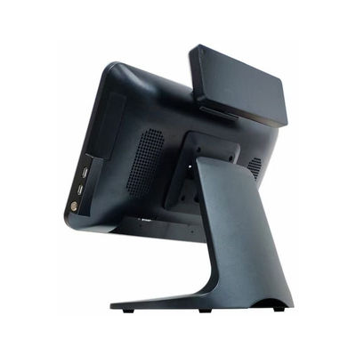 Restaurante de supermercado 15.6 polegadas Win10 sistema de caixa registrador com terminal POS de tela única e tela sensível ao toque capacitiva