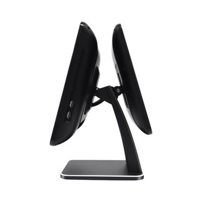 Sistema POS com tela sensível ao toque de 15,6 polegadas Win7/10 Terminal de pagamento de impressora Caixa registradora eletrônica de mesa com impressora