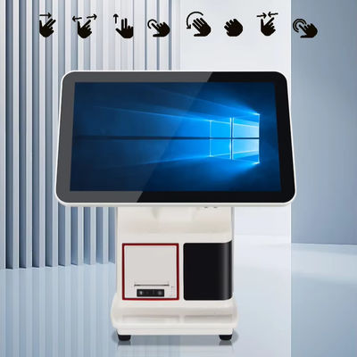 Sistema Operacional Android 15,6 polegadas tela de toque dupla POS dispositivo para Epos faturamento e caixa registrador tudo em um