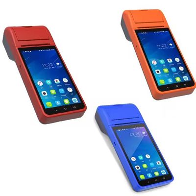 Android 8.1 Sistema Operativo 5.5 Inch NFC Pos Systems Máquina de caixa portátil com impressora de recibos térmicos de 58 mm