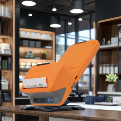 Android 11 Terminal POS portátil de 5,45 polegadas com impressora térmica de 58 mm NFC WiFi Conectividade USB e memória de 32 GB / 64 GB Melhor