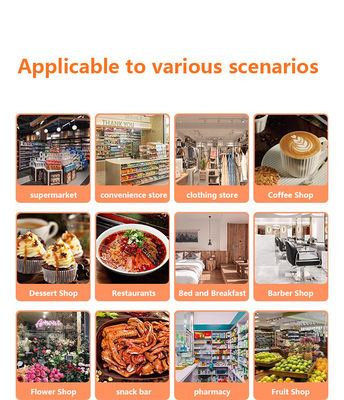 5.45 polegadas Sistemas Android Máquina de Envio Móvel Portátil Smart Cashier Terminal com Tipo de Saída Impressora Monocromo e Wifi