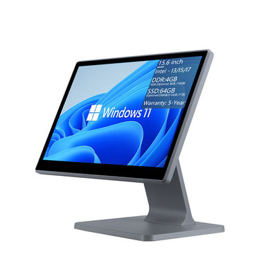 Memória DDR3 de 4GB Terminal de Ponto de Venda POS de 15,6 polegadas para Restaurante Tudo-em-Um Máquina POS Touch Sistemas POS Win