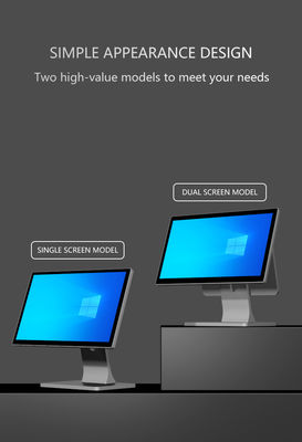Memória DDR3 de 4GB Terminal de Ponto de Venda POS de 15,6 polegadas para Restaurante Tudo-em-Um Máquina POS Touch Sistemas POS Windows