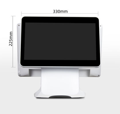 Máquina de caixa de restaurante com 32/64/128/256GB de capacidade de disco rígido e material de plástico resistente