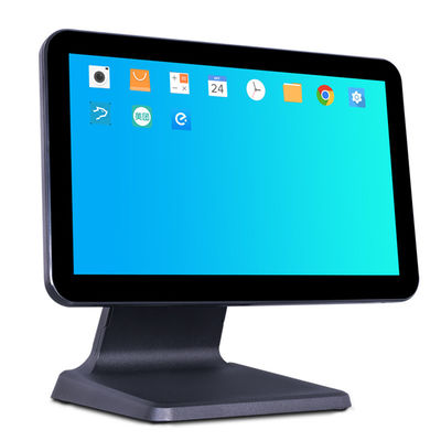 Impressora de escaneador de códigos de barras Tipo 15.6 polegadas Win All in One Touch Screen Máquina POS de Caixa 4 64G