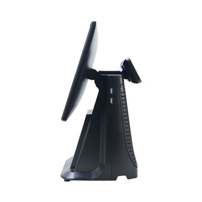 POS All-in-One de Tela Sensível ao Toque com Processador I3 de 15,6" de Alto Desempenho para Varejo de Supermercado com Display para o Cliente