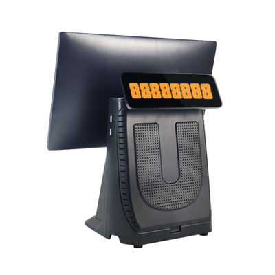 POS All-in-One de Tela Sensível ao Toque com Processador I3 de 15,6" de Alto Desempenho para Varejo de Supermercado com Display para o Cliente