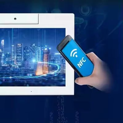 desktop 10,1 polegadas em forma de L Android tablet pc wifi NFC touch screen quad core smart office kiosco de autoatendimento uso empresarial