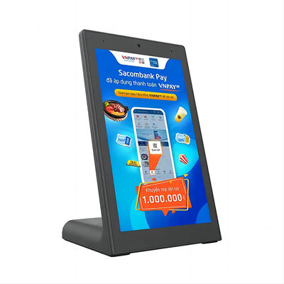Tablet PC quiosque self-service empresarial tipo L de 8 polegadas Android, tela sensível ao toque capacitiva, alimentação POE, WIFI, NFC para tablet POS de pedidos de restaurantes