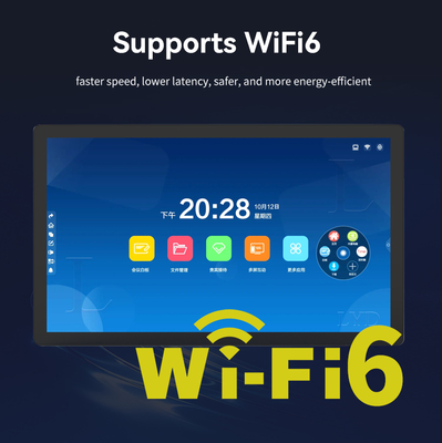 Display de publicidade digital comercial ultra fino de 32 polegadas Tela sensível ao toque Rockchip quad core android tablet PC POE NFC WIFI