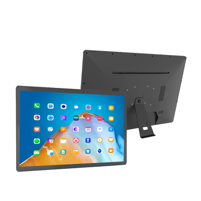 Display de publicidade digital comercial ultra fino de 32 polegadas Tela sensível ao toque Rockchip quad core android tablet PC POE NFC WIFI
