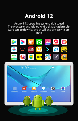 Computador tablet Android 12 de 24 polegadas montado na parede, PC POE NFC LCD Touchscreen, display comercial, sinalização digital, reprodutor de vídeo publicitário