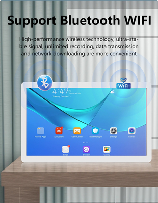 Computador tablet Android 12 de 24 polegadas montado na parede, PC POE NFC LCD Touchscreen, display comercial, sinalização digital, reprodutor de vídeo publicitário