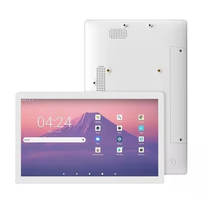 Computador tablet Android 12 de 24 polegadas montado na parede, PC POE NFC LCD Touchscreen, display comercial, sinalização digital, reprodutor de vídeo publicitário