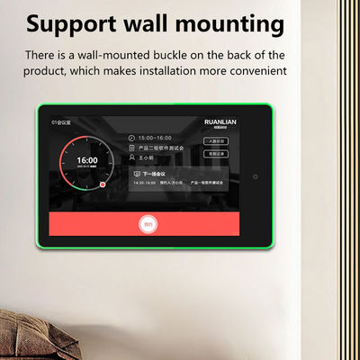 Sistema de reserva de sala de reuniões para tablet PC Android com tela sensível ao toque de 10,1 polegadas para montagem na parede