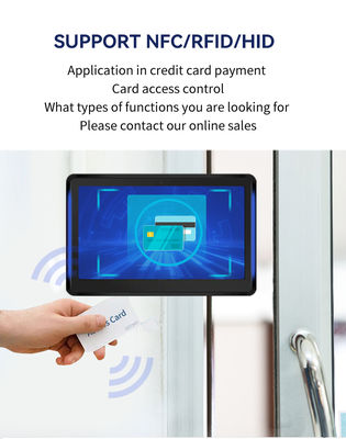 101 polegadas de parede montado negócios Android tablet PC com LED barra de luz programa de conferência exibição