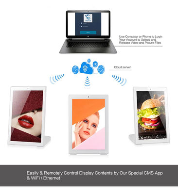 Tablet PC Android de mesa em forma de L de 13,3 polegadas RK3568 POE para negócios, quiosques e pedidos em restaurantes