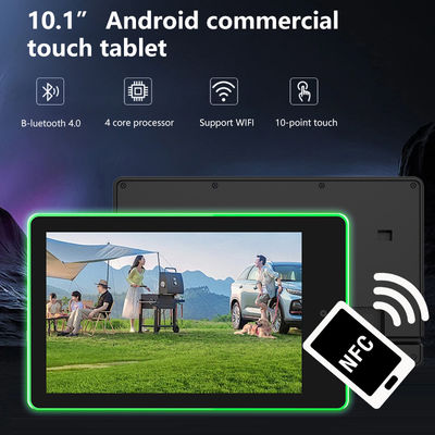 15.6 Inch Wall Mount Android Tablet PC com RK3566 Quad Core LED Light Bar para reserva de sala de conferências