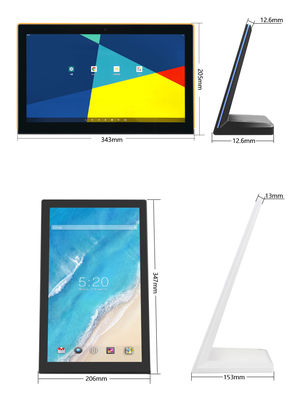 8 polegadas de forma de L quiosque de negócios touch screen android tablet pc Serviço ao Cliente Feedback para hotel restaurante