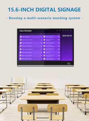 21.5inch  FHD 1080p Wall mount Smart school Classroom scheduling Display 4GB+64GB RK3568 Android Digital Signage player POE NFC