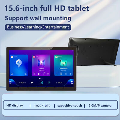 Tablet PC com tela IPS de 15,6 polegadas 1080p, montagem na parede, Win 10, POE, NFC, RJ45, Wi-Fi, tela sensível ao toque, display para publicidade empresarial
