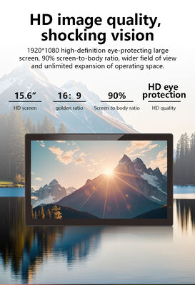 Tablet PC com tela IPS de 15,6 polegadas 1080p, montagem na parede, Win 10, POE, NFC, RJ45, Wi-Fi, tela sensível ao toque, display para publicidade empresarial