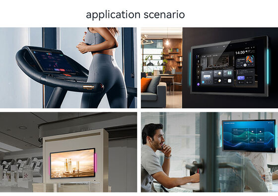 Tablet PC Android de 15,6 polegadas Rk3566 quad core Rockchip tela sensível ao toque display de barra de luz LED montado na parede para sala de conferências