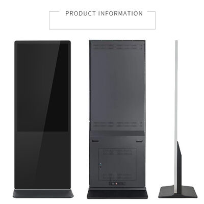 43 polegadas de piso digital de sinalização LCD publicidade exibições de tela sensível ao toque Smart kiosque cartaz Player para shopping mall