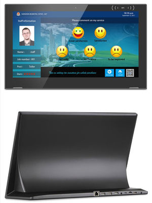 15.6 polegadas SEO NFC Tablet Rockchip em forma de L Android 11 Tablet Menu de Restaurante